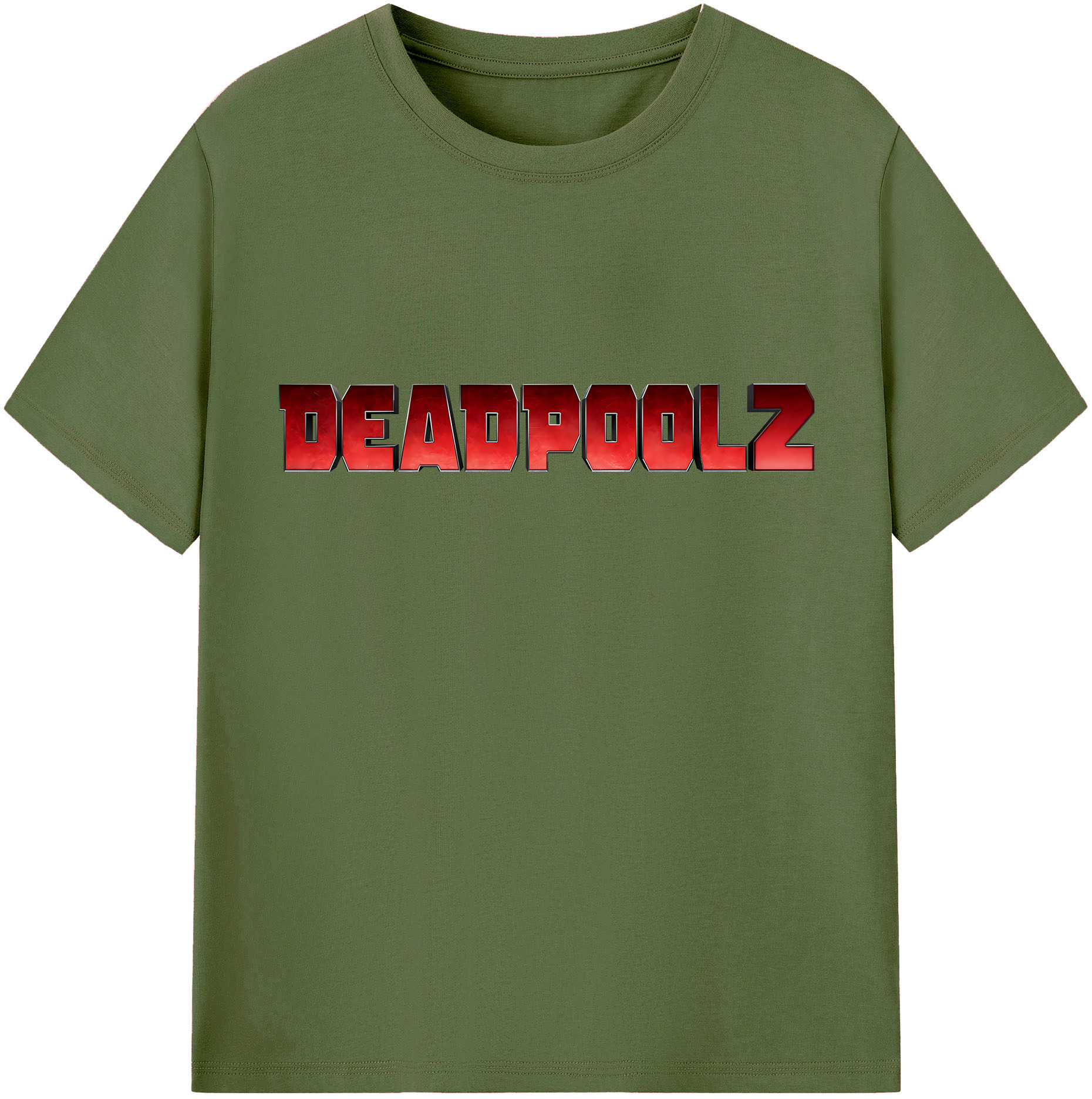 （画像用） Deadpool デッドプール 綿100％半袖Tシャツ（フロントプリント）